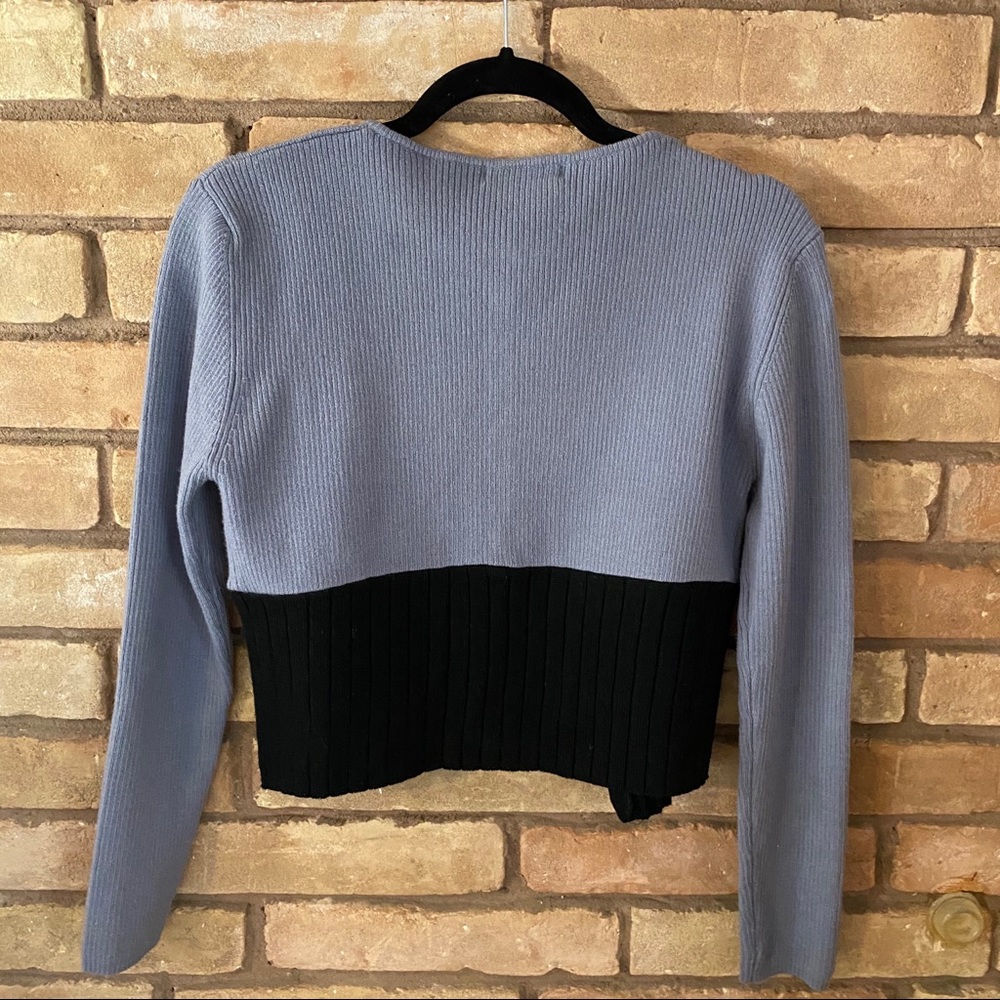 Vintage VAS colorblock cropped cardigan - Picture 3 of 6